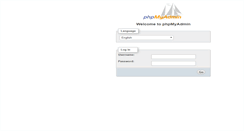 Desktop Screenshot of myadmin.aerohosting.cz